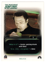 Load image into Gallery viewer, Encounter at Farpoint (Trading Card) Star Trek TNG The Quotable - 2005 Rittenhouse Archives # 1 - Mint
