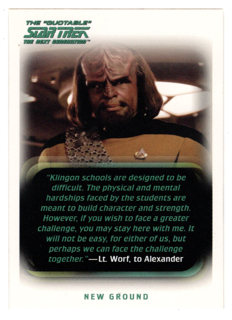 Evolution (Trading Card) Star Trek TNG The Quotable - 2005 Rittenhouse Archives # 17 - Mint