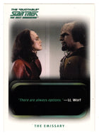 The Emissary (Trading Card) Star Trek TNG The Quotable - 2005 Rittenhouse Archives # 32 - Mint