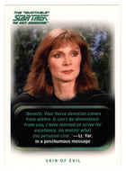 Skin of Evil (Trading Card) Star Trek TNG The Quotable - 2005 Rittenhouse Archives # 39 - Mint