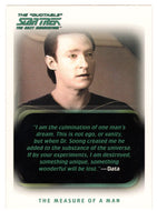 The Measure of a Man (Trading Card) Star Trek TNG The Quotable - 2005 Rittenhouse Archives # 42 - Mint