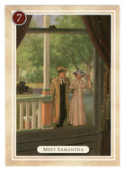 Samantha Parkington - Uncle Gard and Cornella - American Girl (Trading Card) # 7 - 1994 Pleasant Company - Mint