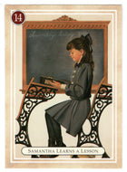 Samantha - Learning a Lesson - At School - American Girl (Trading Card) # 14 - 1994 Pleasant Company - Mint