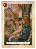 Samantha - Learning a Lesson - School Lunch - American Girl (Trading Card) # 15 - 1994 Pleasant Company - Mint