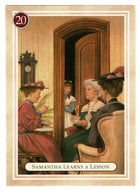 Samantha - Learning a Lesson - Teatime - American Girl (Trading Card) # 20 - 1994 Pleasant Company - Mint