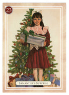 Samantha Parkington - Surprise - Christmas - American Girl (Trading Card) # 23 - 1994 Pleasant Company - Mint