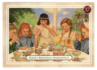 Samantha - Happy Birthday - Spoiling the Party - American Girl (Trading Card) # 37 - 1994 Pleasant Company - Mint
