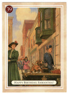 Samantha - Happy Birthday - Follow That Dog - American Girl (Trading Card) # 39 - 1994 Pleasant Company - Mint