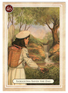 Samantha - Saves the Day - At the Waterfall - American Girl (Trading Card) # 46 - 1994 Pleasant Company - Mint