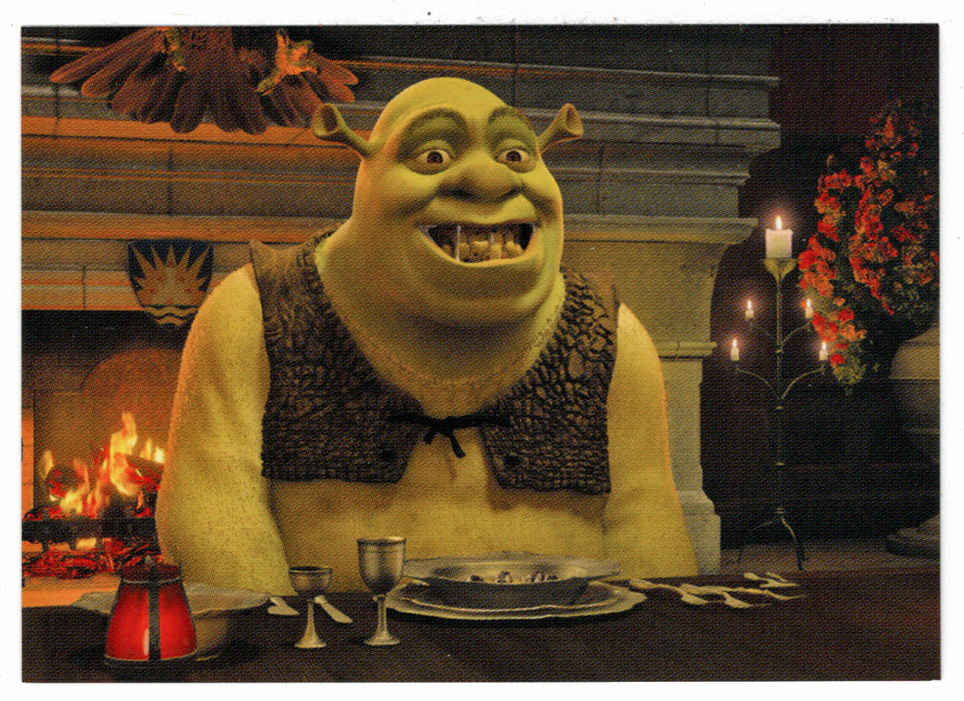 Tabling His Manners (Trading Card) - Shrek 2 - 2004 Comic Images # 40 - Mint
