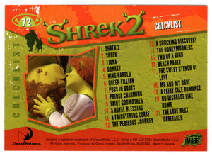 Checklist (Trading Card) - Shrek 2 - 2004 Comic Images # 72 - Mint
