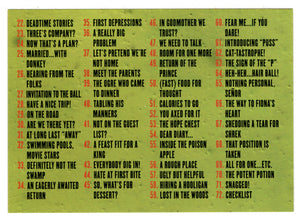 Checklist (Trading Card) - Shrek 2 - 2004 Comic Images # 72 - Mint