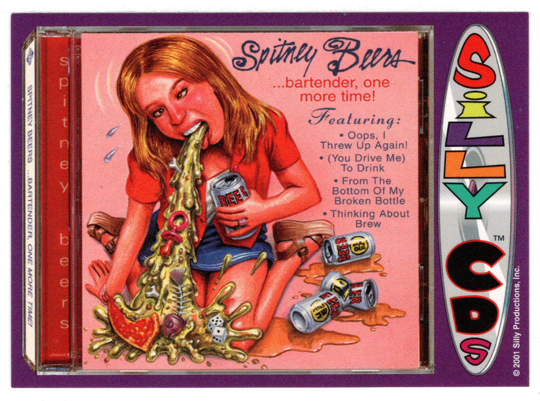 Spitney Beers (Trading Card) Silly CD's - 2001 Silly Productions # 1 - Mint
