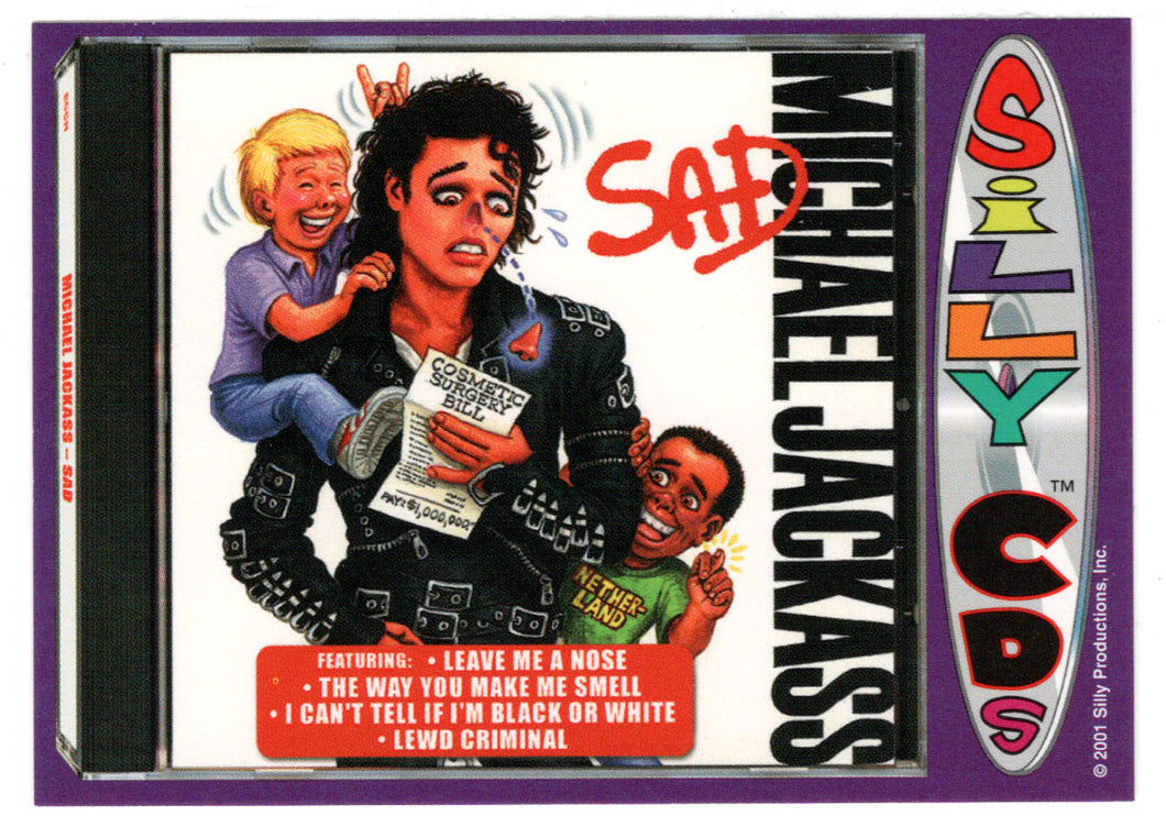 Michael Jackass (Trading Card) Silly CD's - 2001 Silly Productions # 2 - Mint