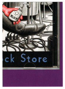 Puzzle # 4: Careless Suntana - (Trading Card) Silly CD's - 2001 Silly Productions Piece # 4D - Mint