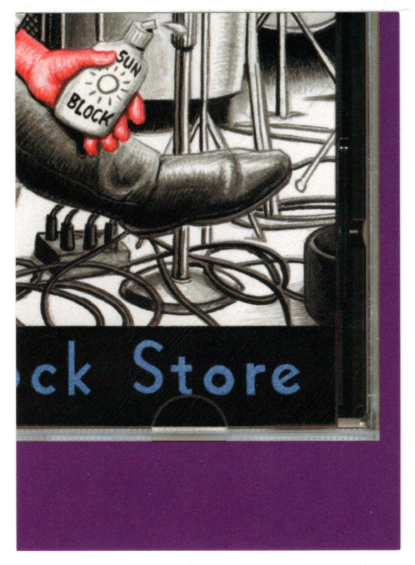 Puzzle # 4: Careless Suntana - (Trading Card) Silly CD's - 2001 Silly Productions Piece # 4D - Mint