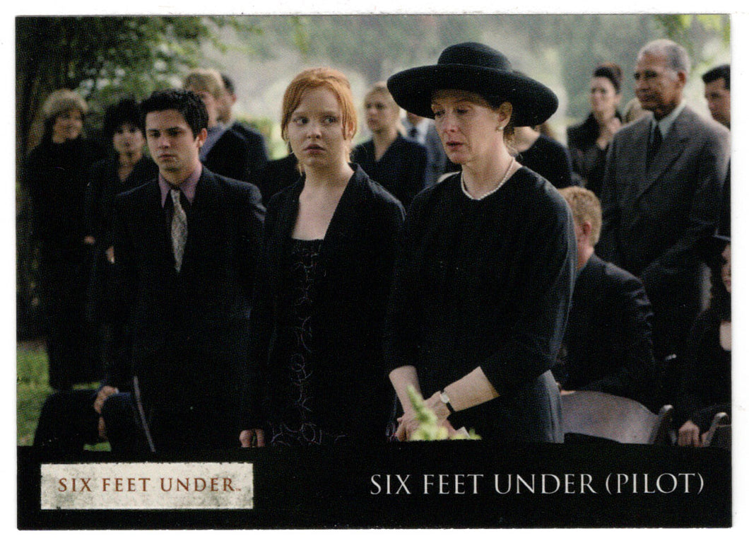 At Nathaniel's Funeral (Trading Card) Six Feet Under - Seasons One & Two - 2004 Rittenhouse Archives # 6 - Mint