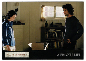 Brenda is Furious at Billy for violating her Privacy (Trading Card) Six Feet Under - Seasons One & Two - 2004 Rittenhouse Archives # 38 - Mint