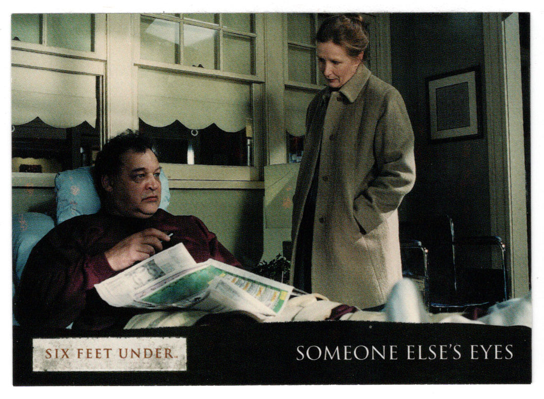 A Man Dies When He's hit in The Head (Trading Card) Six Feet Under - Seasons One & Two - 2004 Rittenhouse Archives # 67 - Mint