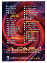 Load image into Gallery viewer, Checklist (Trading Card) Sliders - 1997 Inkworks # 72 - Mint
