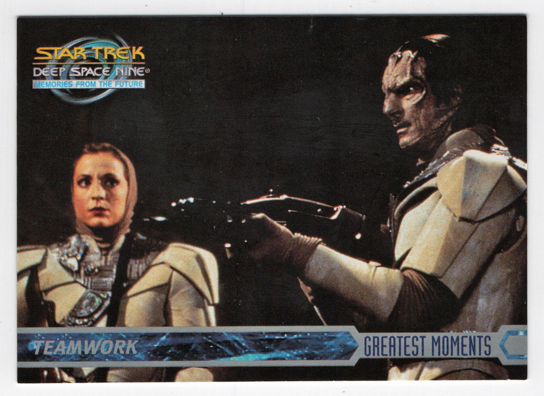 Teamwork (Trading Card) Star Trek Deep Space Nine - Memories from the Future - 1999 Skybox # 45 - Mint