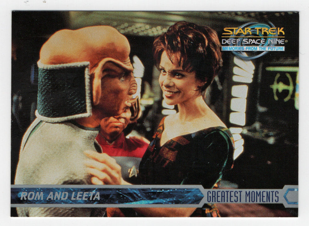 Rom and Leeta (Trading Card) Star Trek Deep Space Nine - Memories from the Future - 1999 Skybox # 72 - Mint