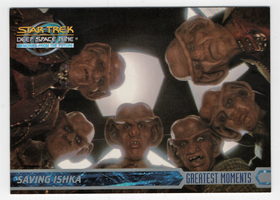 Saving Ishka (Trading Card) Star Trek Deep Space Nine - Memories from the Future - 1999 Skybox # 83 - Mint