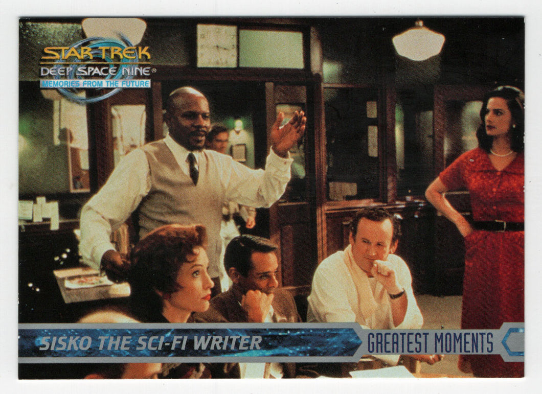 Sisko the Sci-Fi Writer (Trading Card) Star Trek Deep Space Nine - Memories from the Future - 1999 Skybox # 85 - Mint