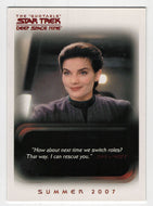 Star Trek - Deep Space Nine - The Quotable - Promo - Jadzia Dax (Trading Card) 2007 Rittenhouse Archives # P2 - Mint