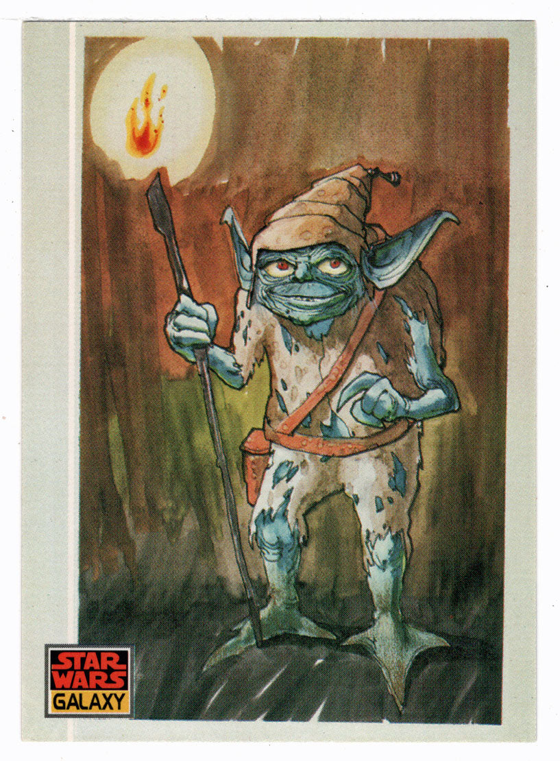 Yoda as Gremlin - Star Wars Galaxy (Trading Card) # 32 - 1993 Topps - Mint
