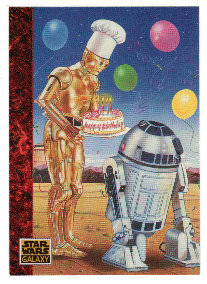 Even Droids Celebrate - Star Wars Galaxy (Trading Card) # 76 - 1993 Topps - Mint