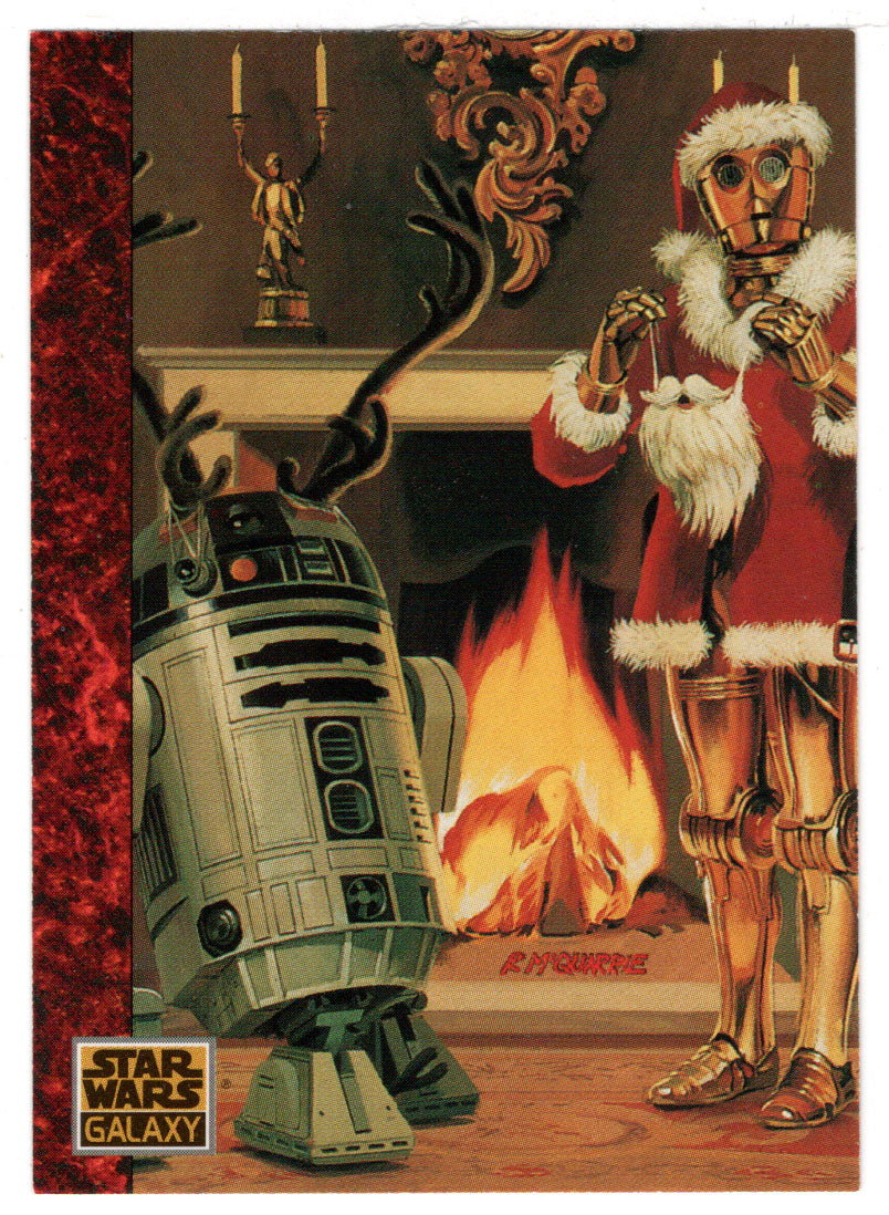 Santa Threepio - Star Wars Galaxy (Trading Card) # 77 - 1993 Topps - Mint