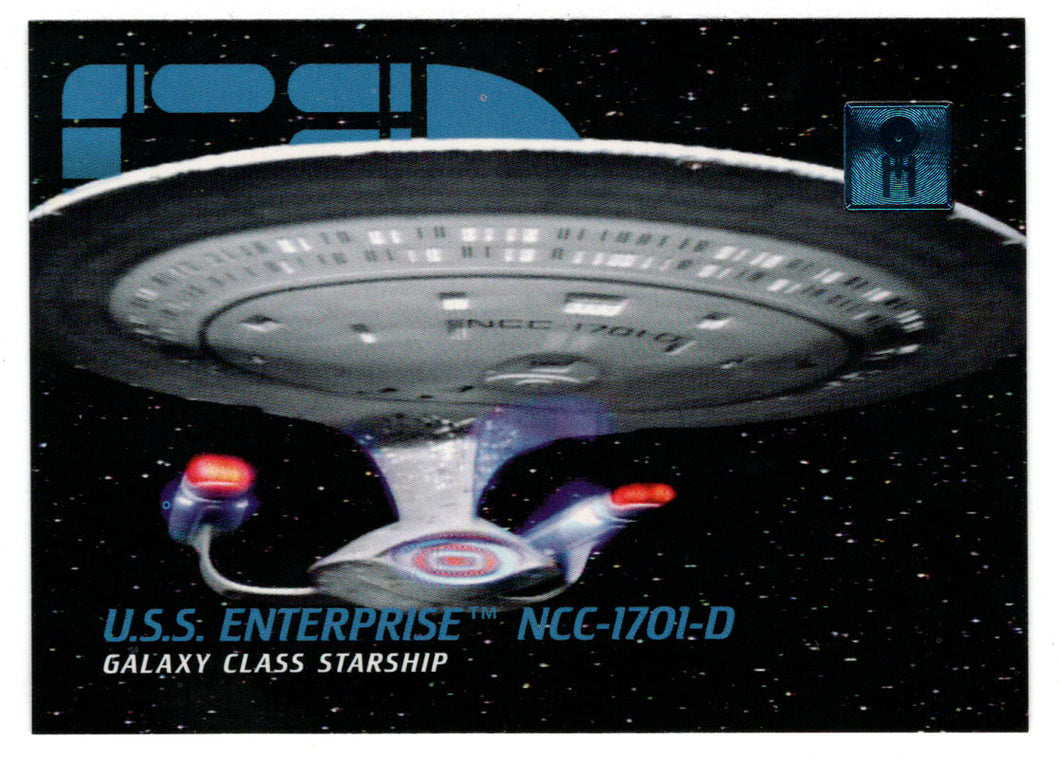 U.S.S. Enterprise NCC-1701-D (Trading Card) Star Trek - 30 Years of Star Trek - Phase One - 1995 Skybox # 5 - Mint
