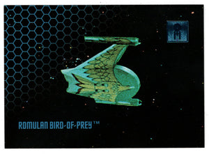 Romulan Bird-of-Prey (Trading Card) Star Trek - 30 Years of Star Trek - Phase One - 1995 Skybox # 8 - Mint