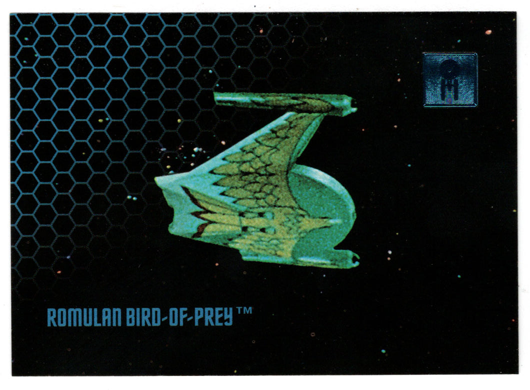 Romulan Bird-of-Prey (Trading Card) Star Trek - 30 Years of Star Trek - Phase One - 1995 Skybox # 8 - Mint