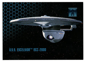 U.S.S. Excelsior NCC-2000 (Trading Card) - 30 Years of Star Trek - Phase One - 1995 Skybox # 25 - Mint