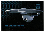 U.S.S. Excelsior NCC-2000 (Trading Card) - 30 Years of Star Trek - Phase One - 1995 Skybox # 25 - Mint