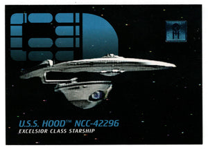 U.S.S. Hood: NCC-42296 (Trading Card) - 30 Years of Star Trek - Phase One - 1995 Skybox # 32 - Mint
