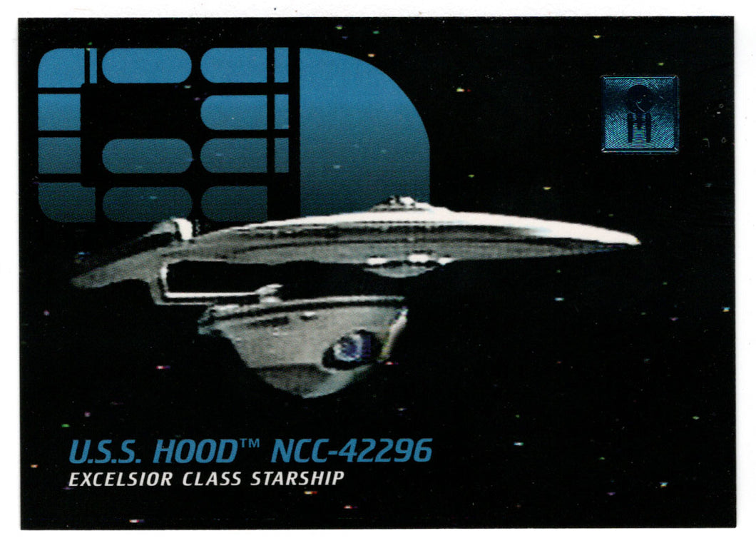 U.S.S. Hood: NCC-42296 (Trading Card) - 30 Years of Star Trek - Phase One - 1995 Skybox # 32 - Mint