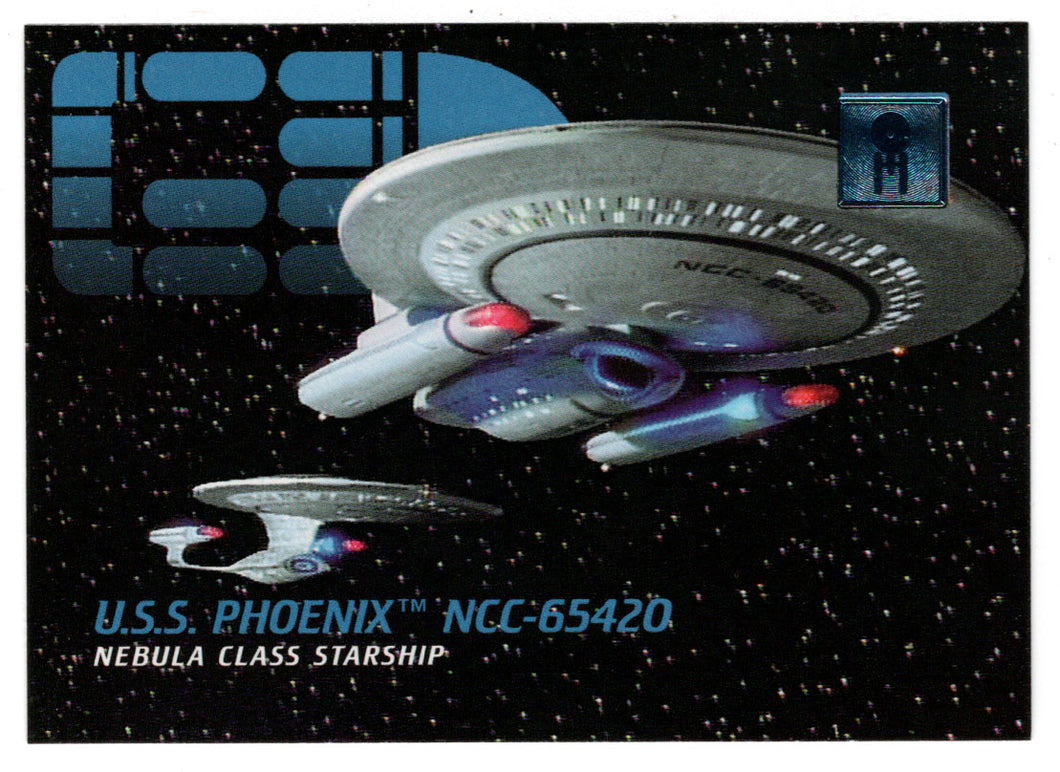 U.S.S. Phoenix (Trading Card) - 30 Years of Star Trek - Phase One - 1995 Skybox # 36 - Mint