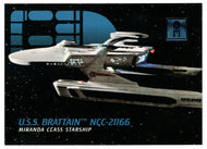 U.S.S. Brattain (Trading Card) - 30 Years of Star Trek - Phase One - 1995 Skybox # 37 - Mint