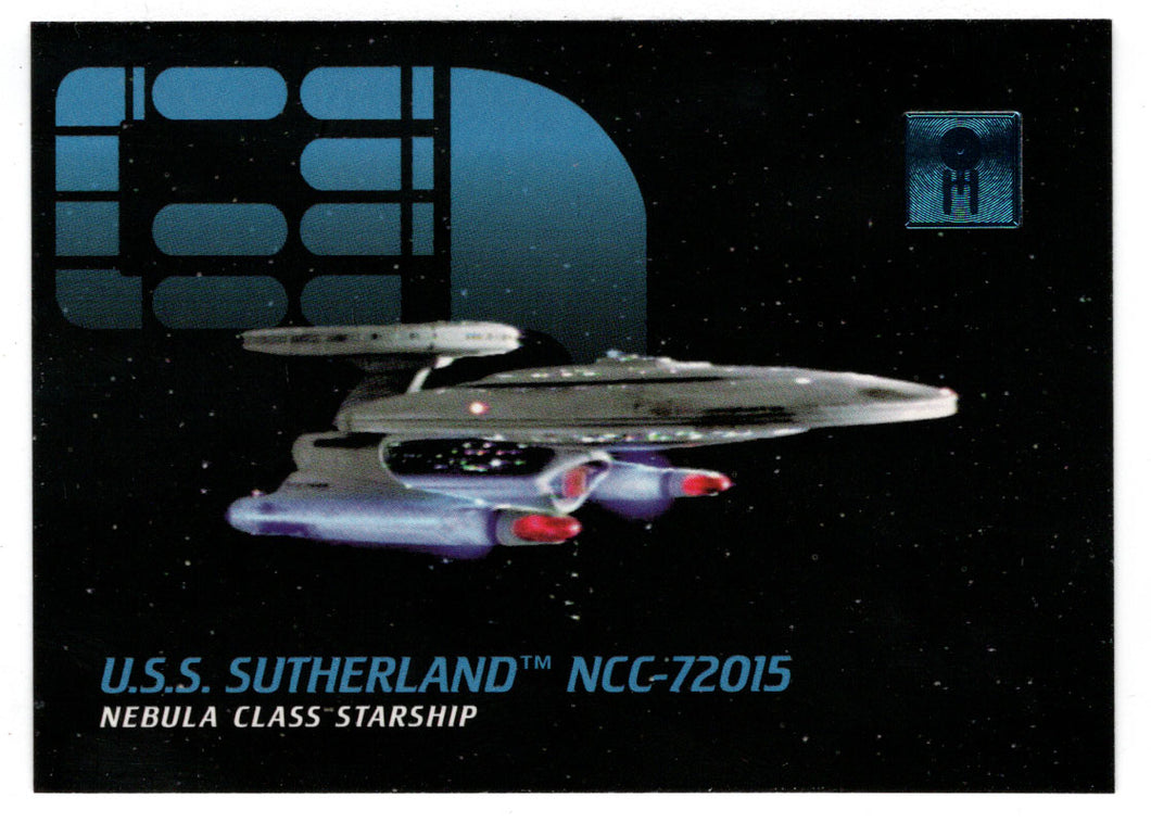 U.S.S. Sutherland (Trading Card) - 30 Years of Star Trek - Phase One - 1995 Skybox # 39 - Mint