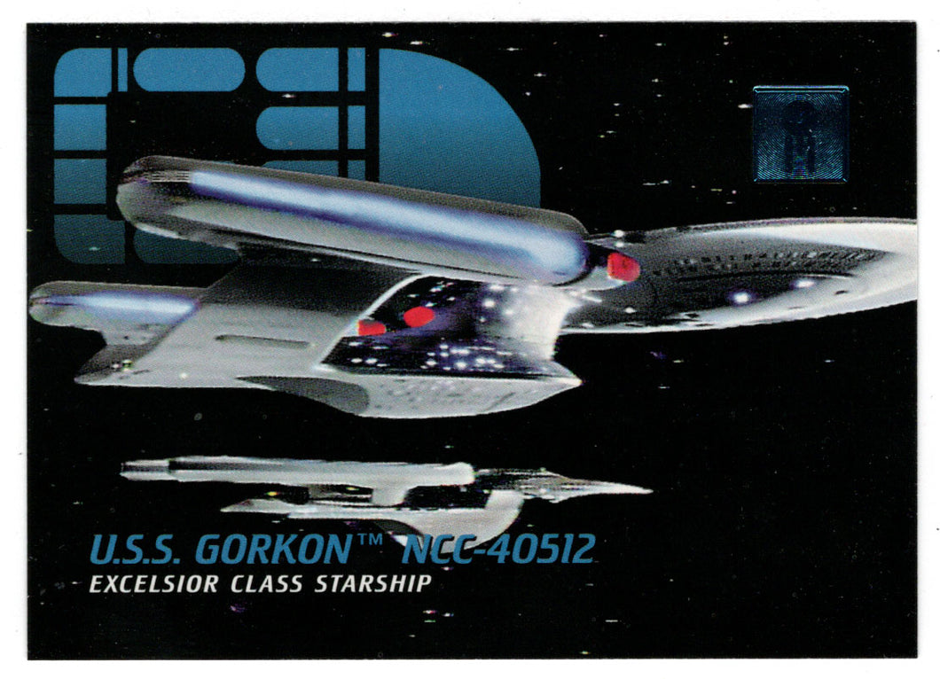U.S.S. Gorkon (Trading Card) - 30 Years of Star Trek - Phase One - 1995 Skybox # 43 - Mint