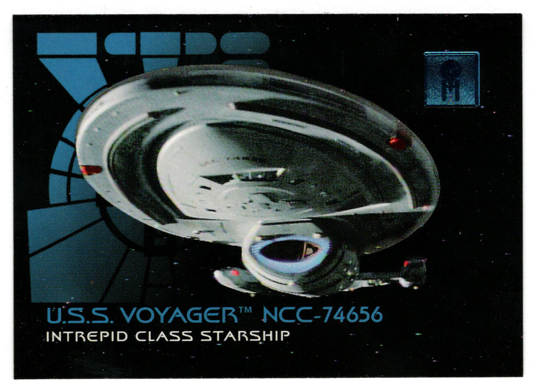 U.S.S. Voyager (Trading Card) - 30 Years of Star Trek - Phase One - 1995 Skybox # 53 - Mint