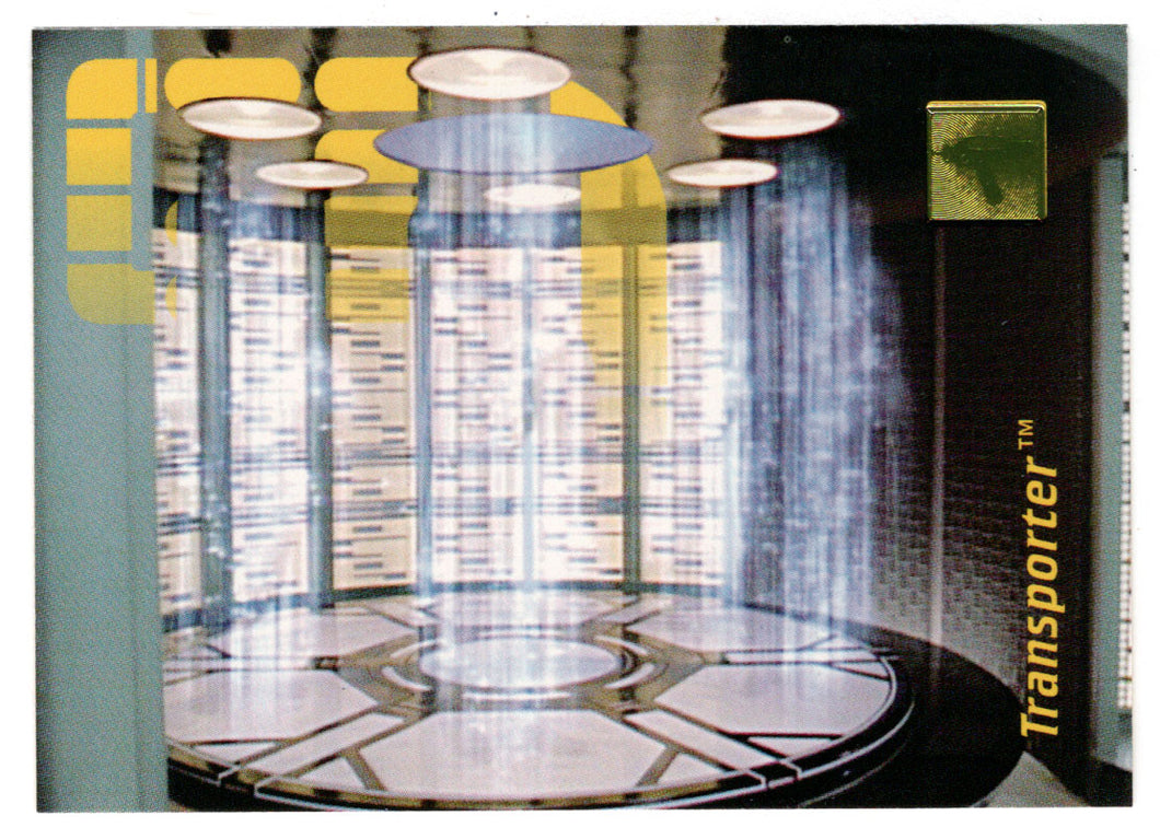 Transporter (Trading Card) - 30 Years of Star Trek - Phase One - 1995 Skybox # 84 - Mint