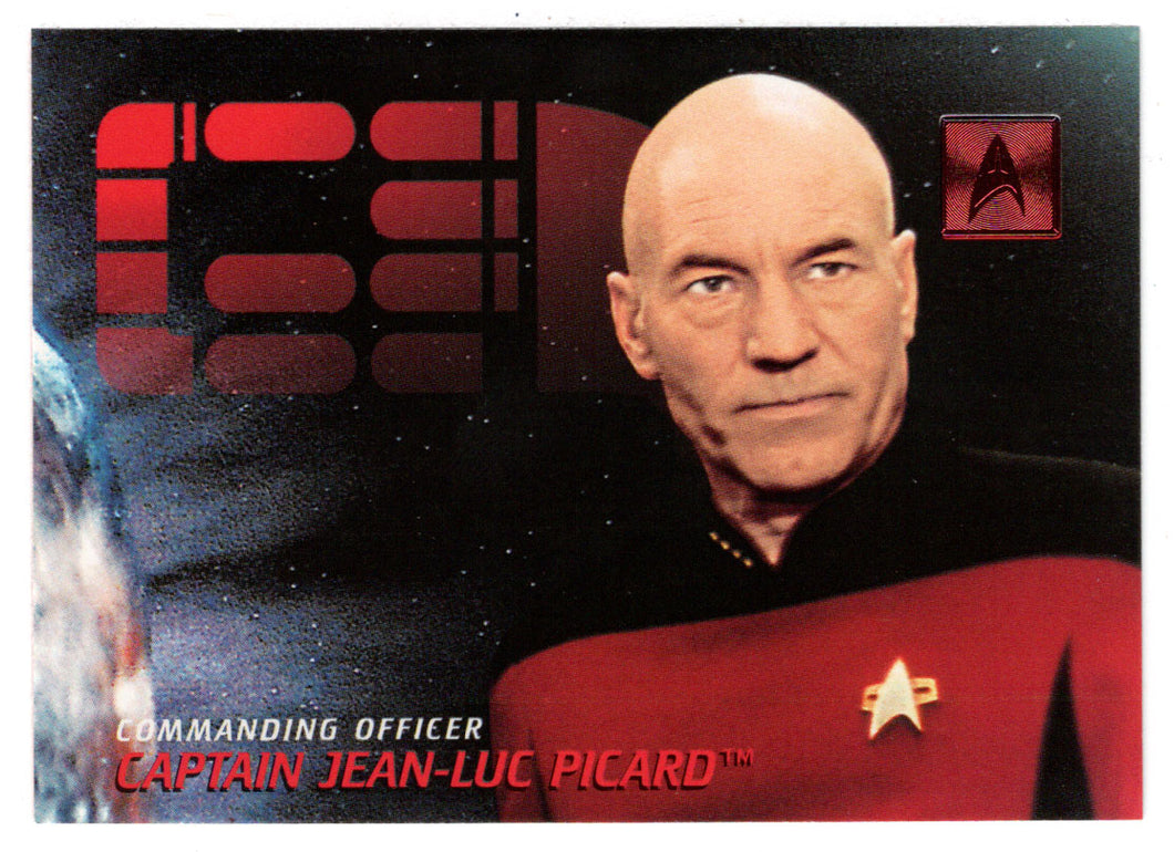 Personnel - Captain Jean-Luc Picard (Trading Card) - 30 Years of Star Trek - Phase Two - 1996 Skybox # 158 - Mint