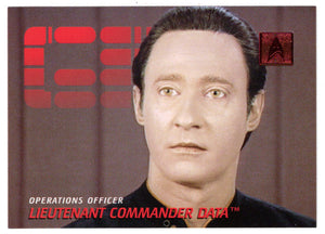 Personnel - Lieutenant Commander Data (Trading Card) - 30 Years of Star Trek - Phase Two - 1996 Skybox # 160 - Mint
