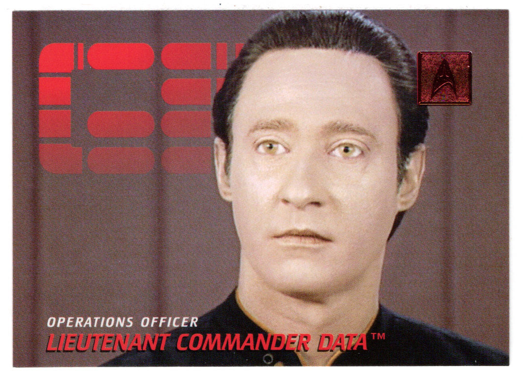Personnel - Lieutenant Commander Data (Trading Card) - 30 Years of Star Trek - Phase Two - 1996 Skybox # 160 - Mint
