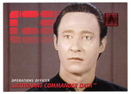 Personnel - Lieutenant Commander Data (Trading Card) - 30 Years of Star Trek - Phase Two - 1996 Skybox # 160 - Mint