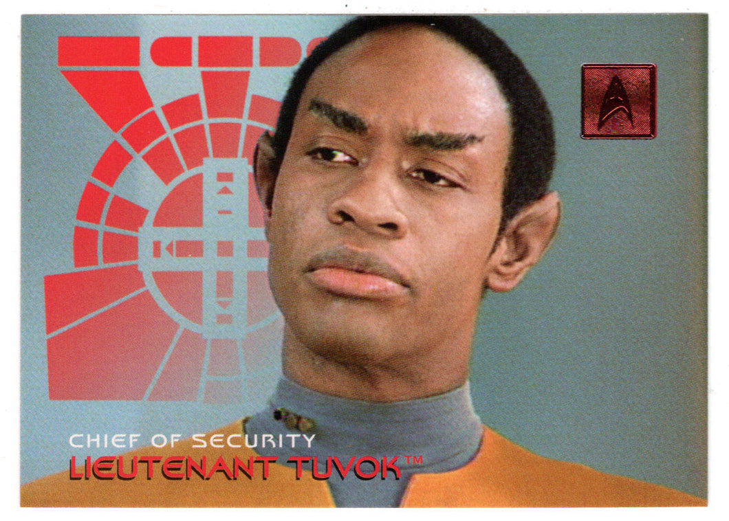 Personnel - Lieutenant Tuvok (Trading Card) - 30 Years of Star Trek - Phase Two - 1996 Skybox # 184 - Mint